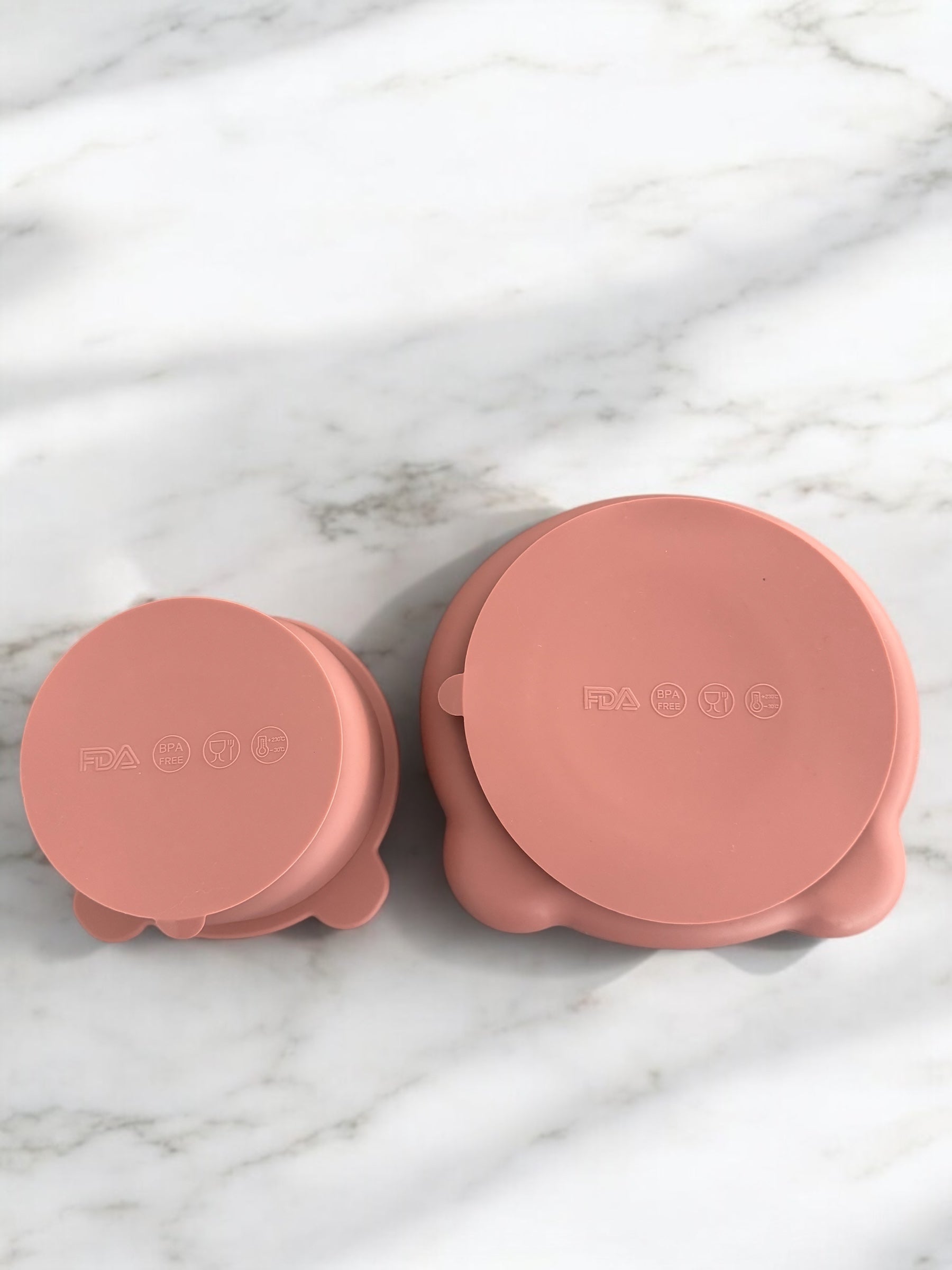 6 Piece Set Silicone Baby Tableware